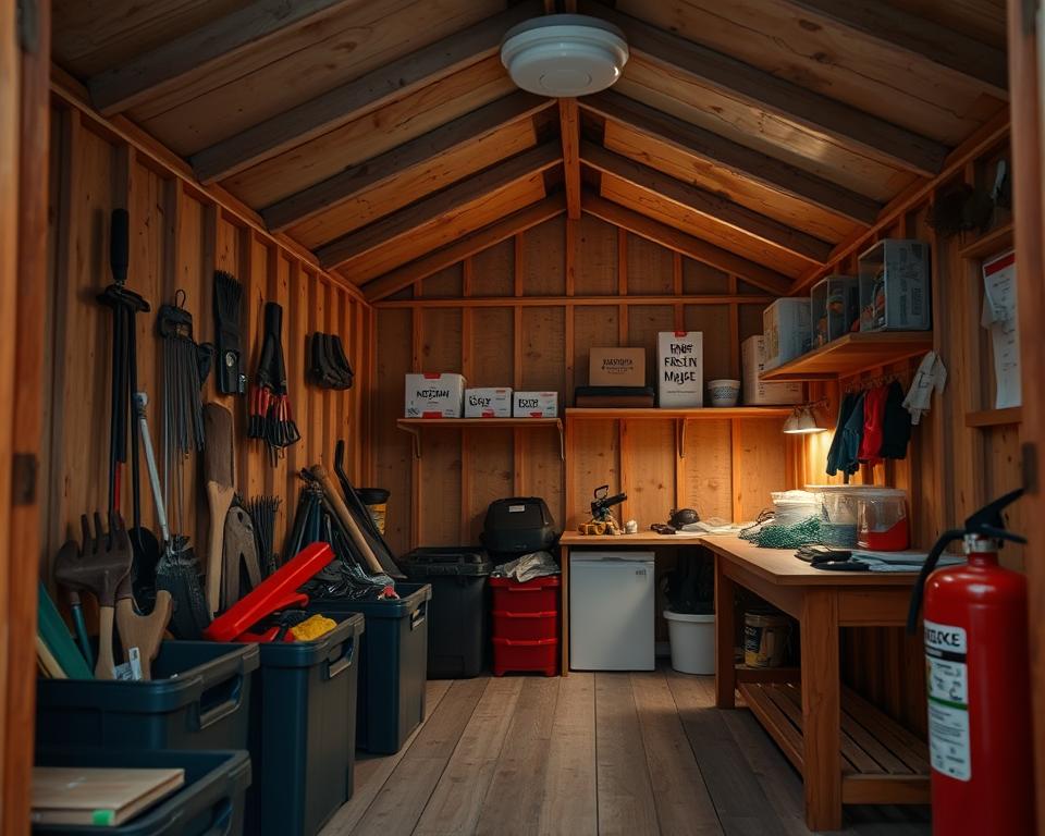 Fire-safe work zone setup