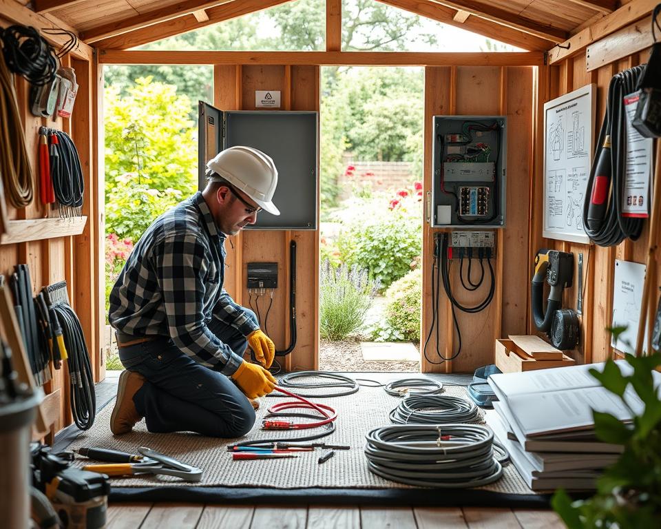 Garden Shed Electrical Installation Process Garden Shed Electrical Installation Process