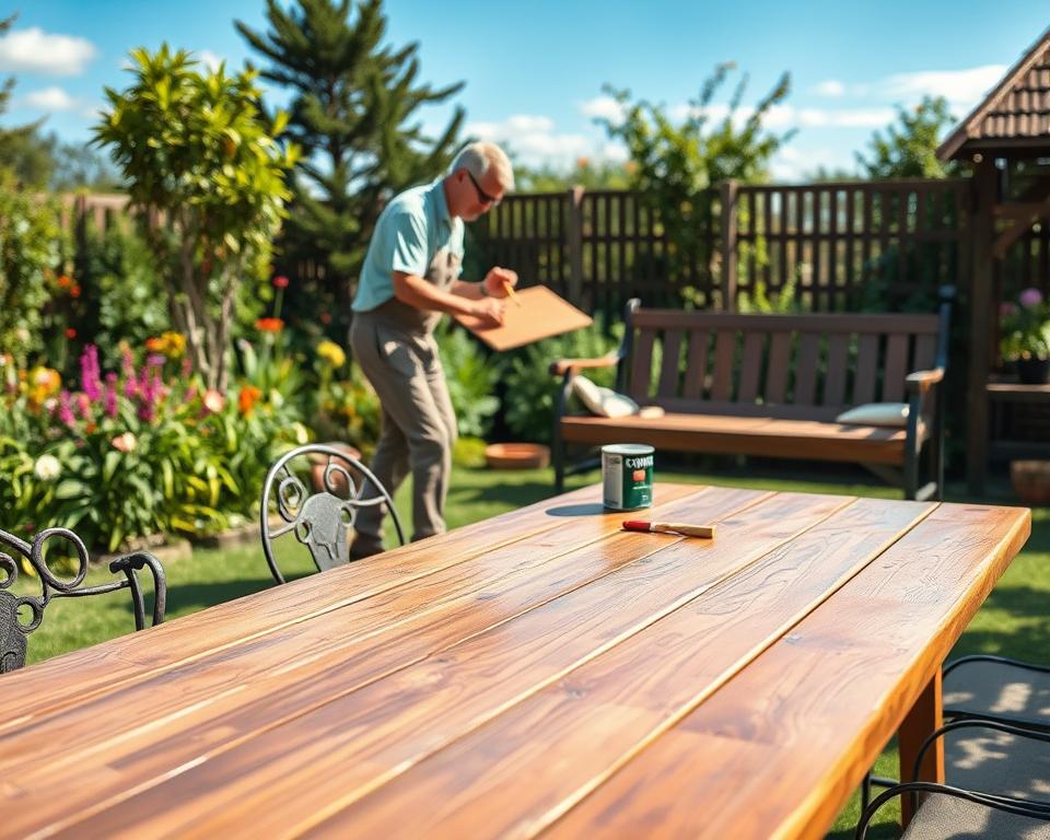 Garden furniture weatherproofing techniques