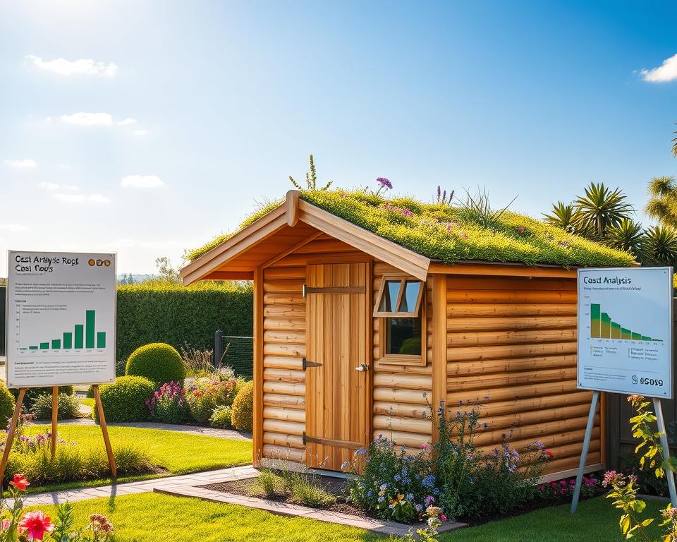 Green Roof Cost Analysis for Garden Shed