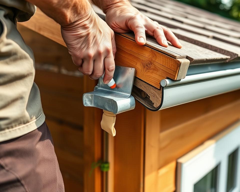 Gutter Joint Connections Weatherproof Installation