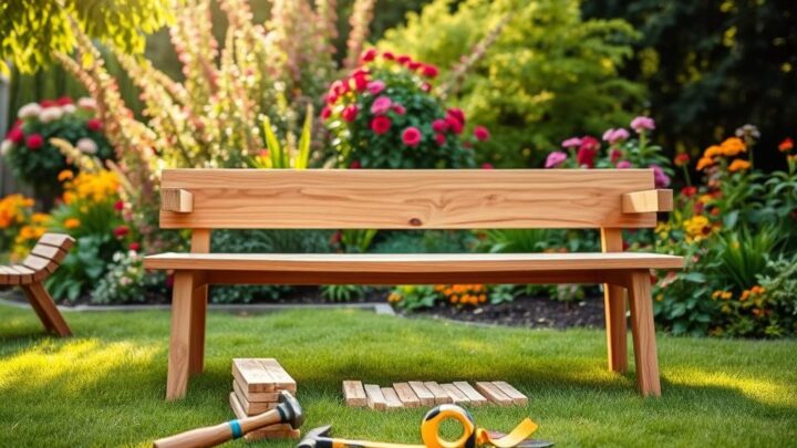 How to Build a Garden Bench Yourself