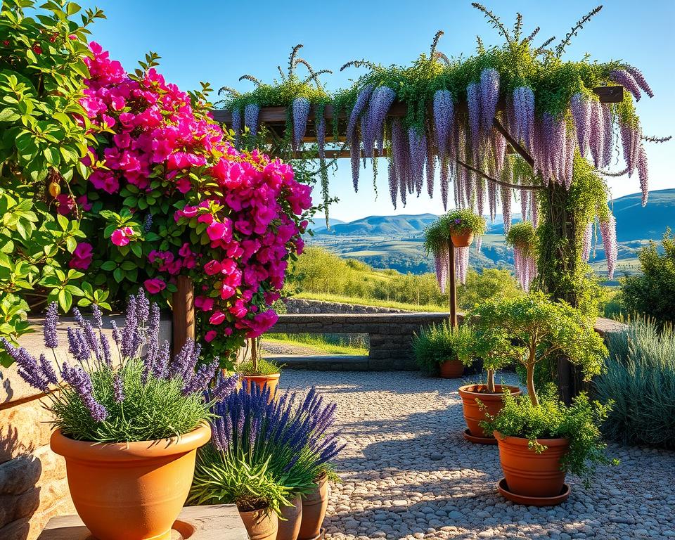 Mediterranean garden UK