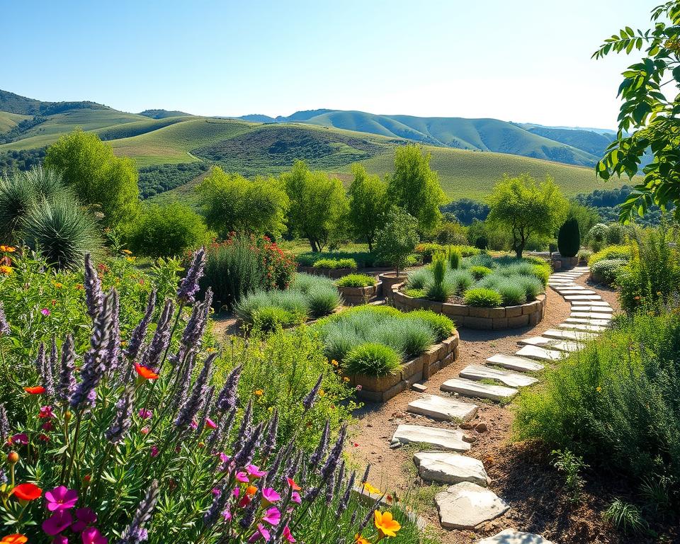 Mediterranean garden microclimate assessment