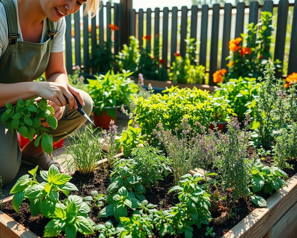 Seasonal Herb Garden Maintenance