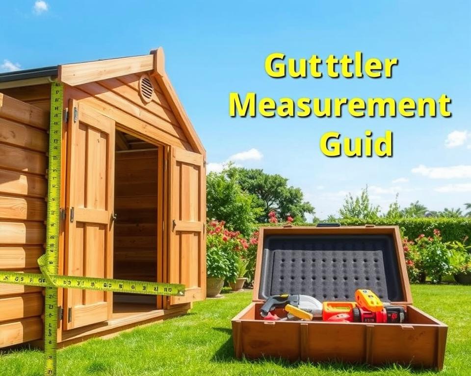 Shed Gutter Measurement Guide