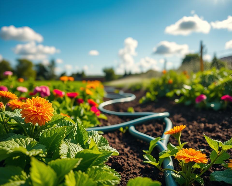 Soaker Hoses Garden Watering System