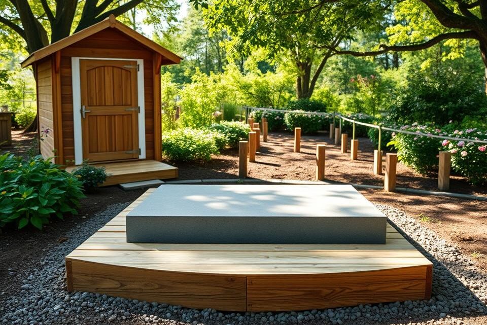 Types of foundations for garden sheds