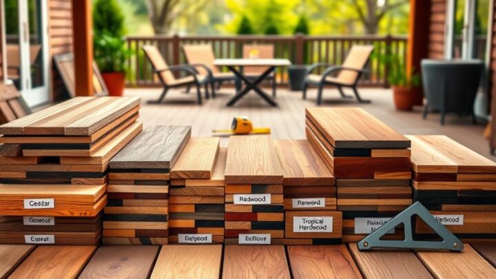 Which type of wood should you use for your deck/terrace?
