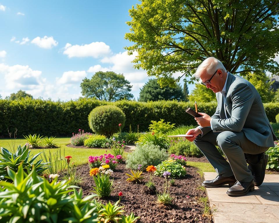assessing outdoor space