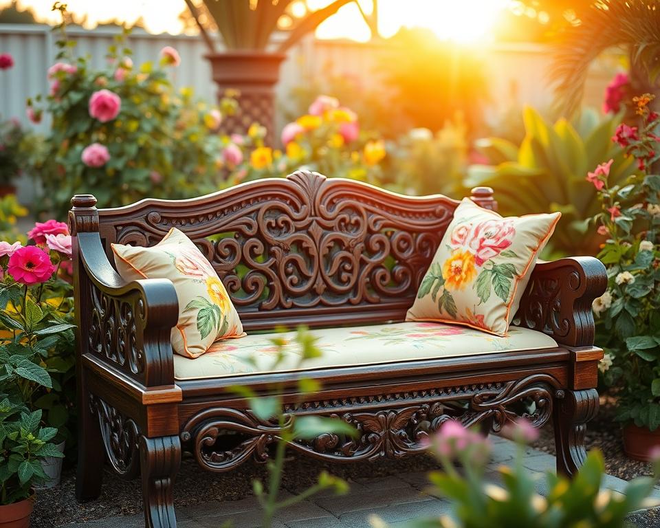 garden bench customisation