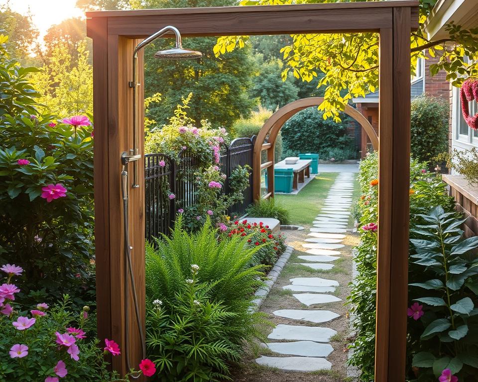 garden shower location garden shower location