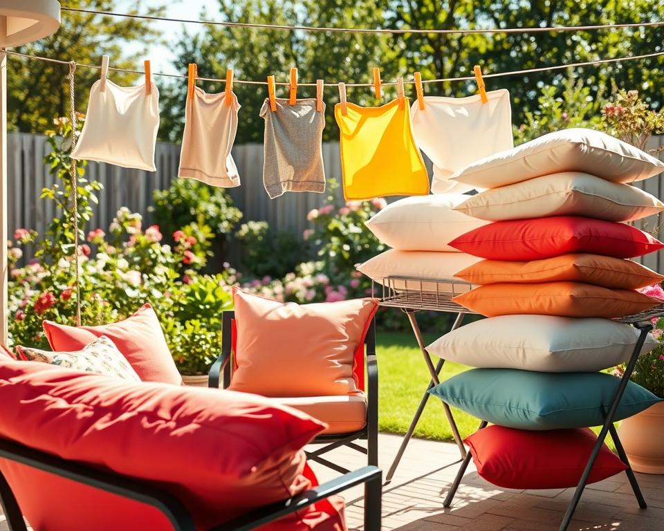 outdoor cushion drying methods