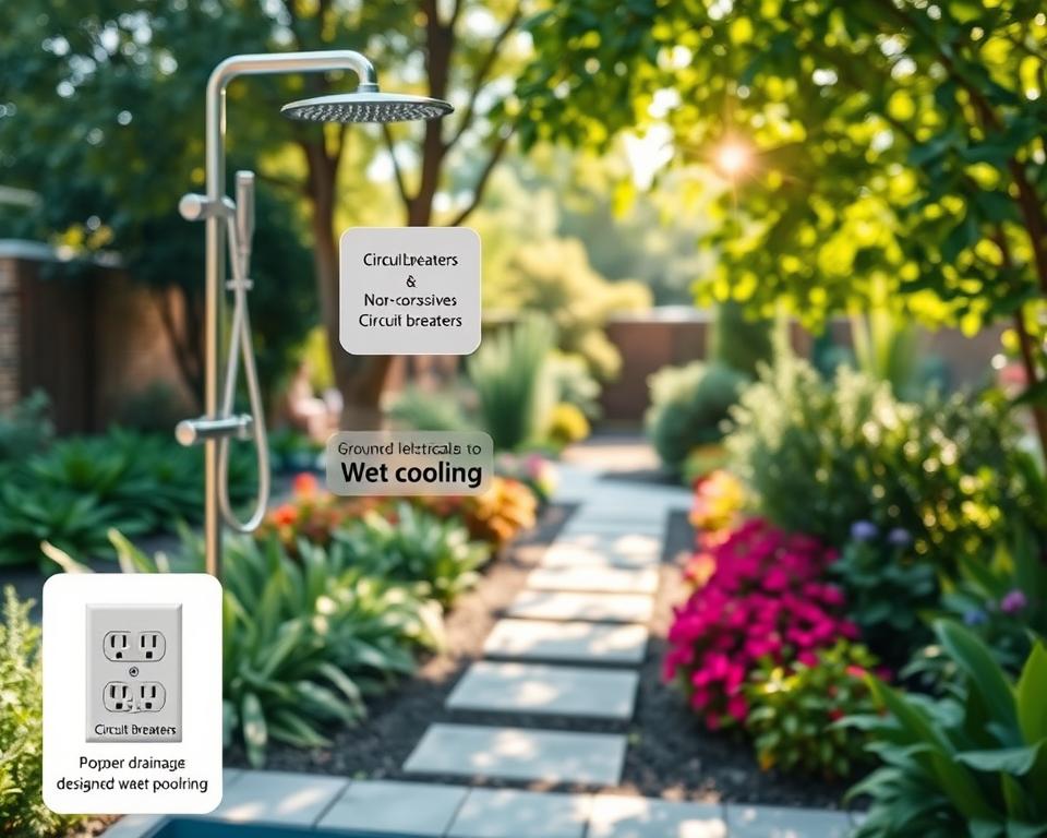 outdoor shower electrical safety outdoor shower electrical safety