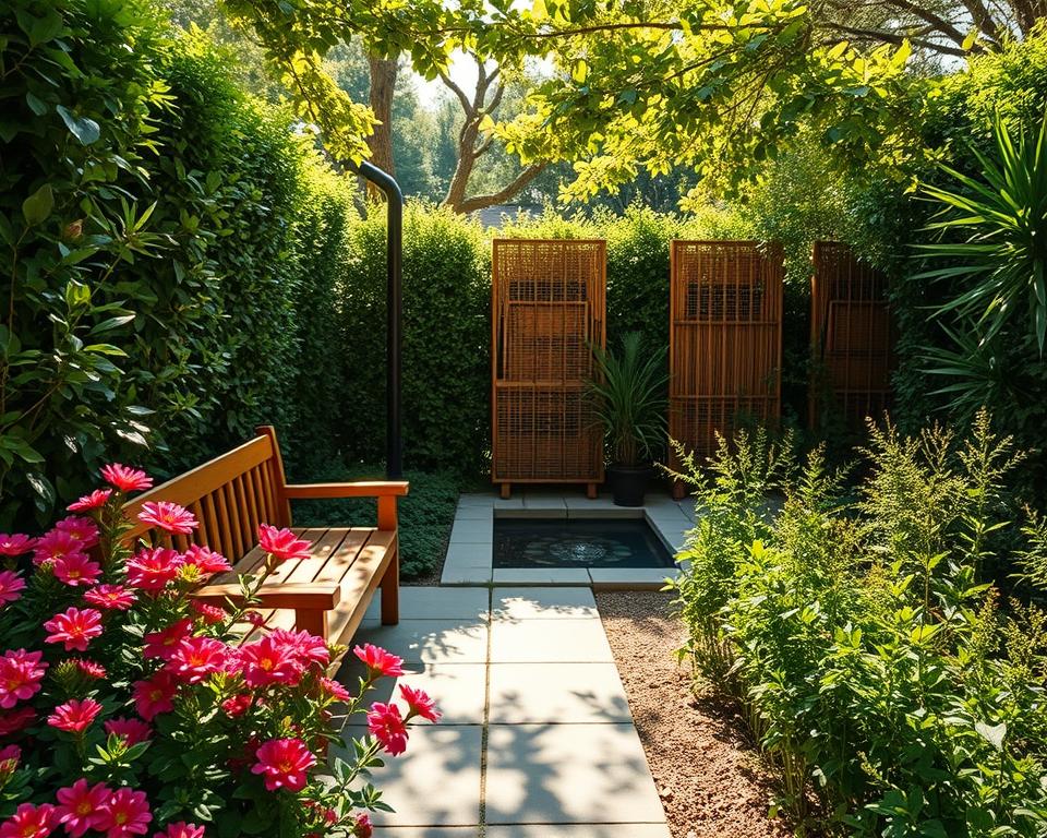 privacy solutions for garden seating