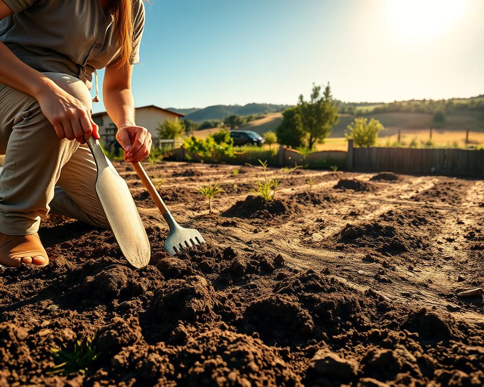 soil preparation for Mediterranean plants