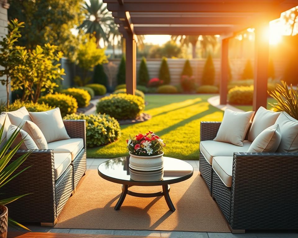 weather-resistant garden furniture