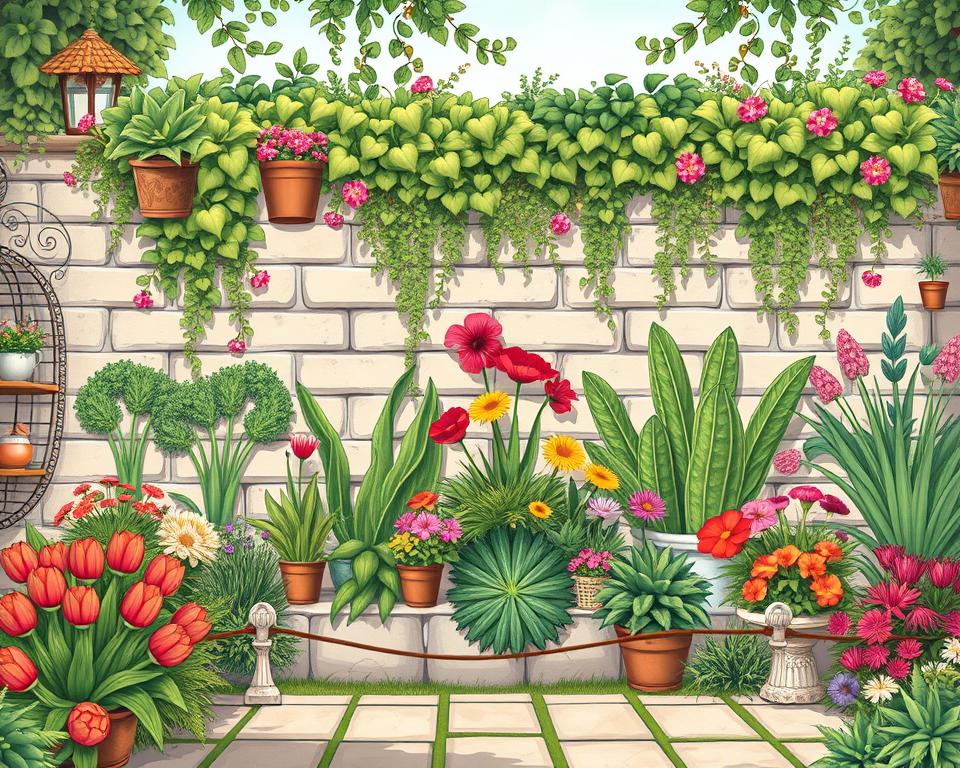 designing walls in the garden designing walls in the garden