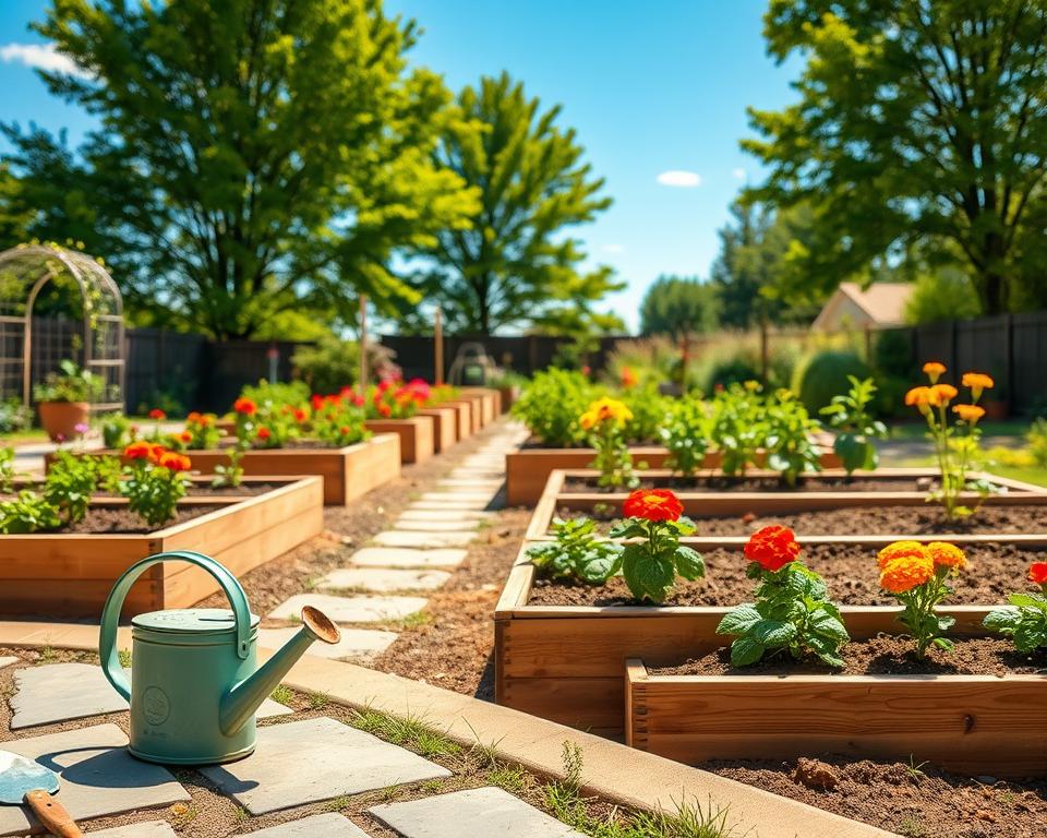 raised bed garden design