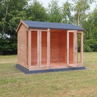 15% discount: 10'3 x 8'4 Shire Blenheim Wooden Summerhouse