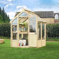 10% discount: 6' x 5' Forest Vale Modular Wooden Greenhouse (2m x 1.69m) - Installation Included