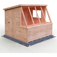 8' x 8' Shire Iceni Pent Potting Shed (2.5m x 2.5m)