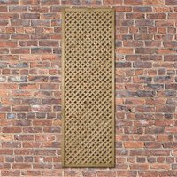 Forest 5'11" x 1'11" Wisley Diamond Lattice Trellis Panel (1.8m x 0.6m)