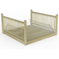 11% discount: 8' x 8' Forest Patio Deck Kit No. 3 (2.4m x 2.4m)
