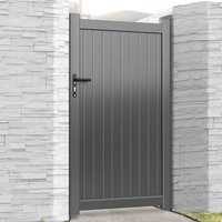 25% discount: Devon Premium Metal Side Gate - Grey