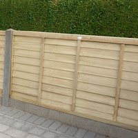 22% discount: Forest 6' x 4' Pressure Treated Lap Fence Panel (1.83m x 1.22m)