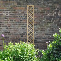 38% discount: Forest 6' x 1' Decorative Hidcote Diamond Wooden Lattice Trellis (1.8m x 0.3m)
