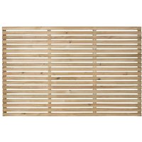 27% discount: Forest 6' x 4' Pressure Treated Contemporary Slatted Fence Panel (1.8m x 1.2m)