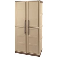 2'4 x 1'3 Shire Large Plastic Garden Storage Cupboard (0.73m x 0.39m)