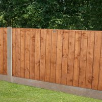 23% discount: Forest 6' x 4' Vertical Closeboard Fence Panel (1.83m x 1.22m)