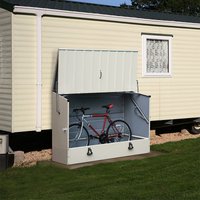 19% discount: 6x3 Trimetals Cream 'Protect.a.Cycle' Secure Garden Storage