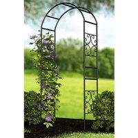 23% discount: Panacea Scrolls Metal Garden Arch 7'5 x 3'2