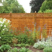 23% discount: Forest 6' x 1' Diamond Lattice Trellis Fence Topper (1.83m x 0.3m)
