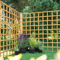 Forest 6' x 6' Heavy Duty Square Garden Trellis Fence Panel (1.83m x 1.83m)