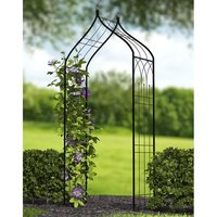 23% discount: Panacea Ogee Metal Garden Arch 8'6 x 3'9