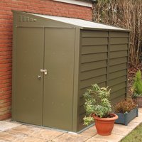 9' x 4' Trimetals Titan 940 Premium Pent Metal Lean To Shed (2.63m x 1.31m)