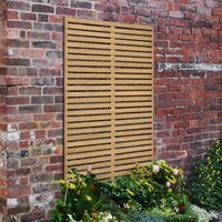49% discount: Forest 6' x 3' Pressure Treated Slatted Trellis Panel (1.8m x 0.9m)