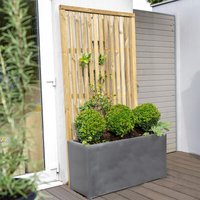 29% discount: Forest 6' x 3' Pressure Treated Vertical Slatted Garden Screen Panel (1.8m x 0.9m)