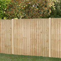 24% discount: Forest 6' x 5' Pressure Treated Vertical Closeboard Fence Panel (1.83m x 1.52m)