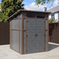 8% discount: 7â x 7â Mercia Premium Composite Pent Shed (2.03m x 2.08m)