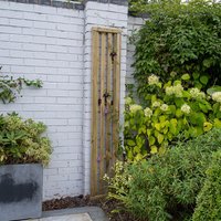 14% discount: Forest 6' x 1' Pressure Treated Vertical Slatted Garden Screen Panel (1.8m x 0.3m)