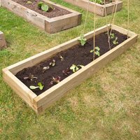 21% discount: Forest Caledonian Long Raised Bed 1'6 x 6' (0.45m x 1.8m)