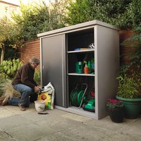 5â8 x 3â2 Trimetals Guardian D63 Metal Storage Shed (1.76m x 0.98m)
