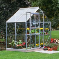 12% discount: 6'4 x 4'4 Halls Popular 64 Small Greenhouse (1.93 x 1.31m)