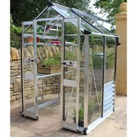 4' x 4' Halls Cotswold Birdlip Small Greenhouse with Toughened Glass (1.47m x 1.32m)
