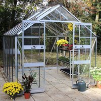 12% discount: 8' x 10' Halls Cotswold Blockley Greenhouse with Toughened Glass (2.56m x 3.17m)